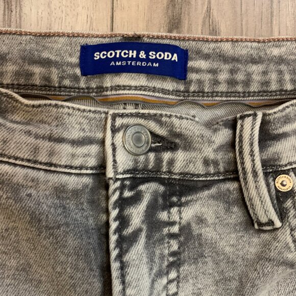 Scotch & Soda Gray Wash Straight Leg Jeans Size (12) 31/32 Worn Once - Picture 5 of 6